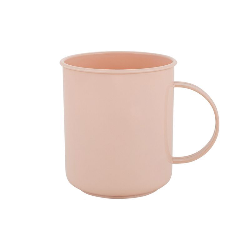 Кружка 300мл пластик персиковая карамель (60)