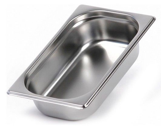 Гастроемкость 0,8мм нерж. сталь 1/4*2,5" 265*164*65мм без крышки 814-2 (6/24)