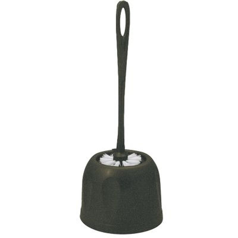 Ершик туалетный 16,5*16,5*37см пластик/нейлон Rock'n'Roll антрацит (30)