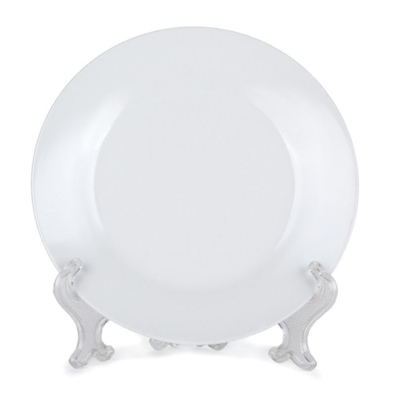 Тарелка мелкая 20см фарфор белая (12/72)