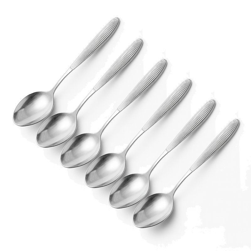 Ложки столовые набор 6шт 19,5*6см нерж.сталь ЛОРА (вес 1шт 51,1г) 1221/JC-15665 (100)