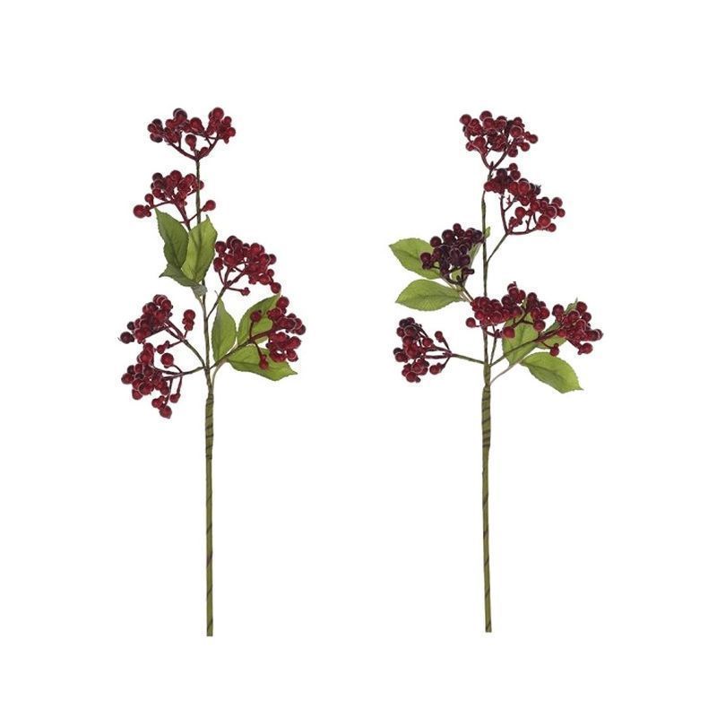 Цветы искусственные Калина 15*8*59см, 2 вида
