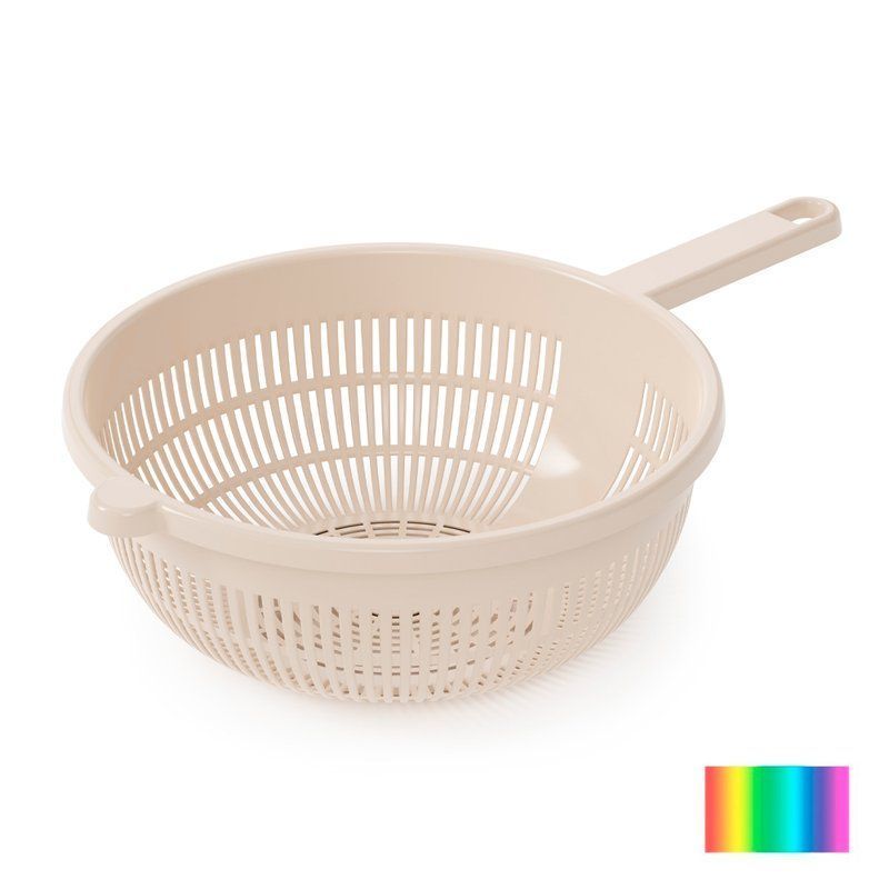 Дуршлаг 3л 37*9,5см пластик с ручкой (14)