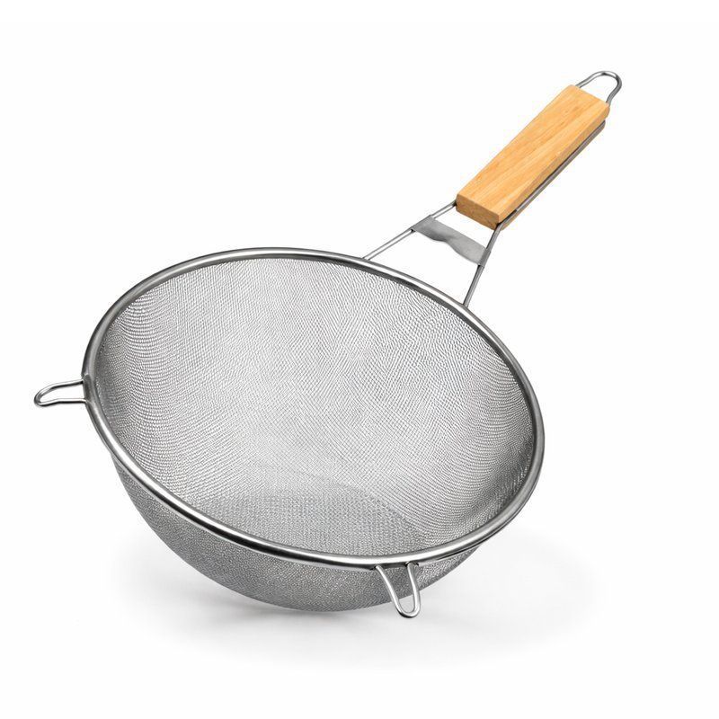 Сито 20*9см нерж.сталь с деревянной ручкой 41см JC-3084 (100)