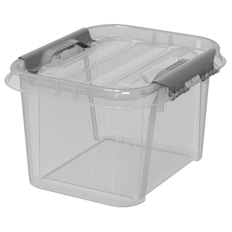 Ящик для хранения 3л 22*18,5*13,5см пластик ПРОФИ КОМФОРТ с крышкой (24)
