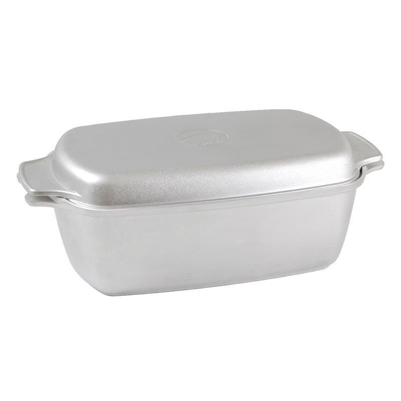 Гусятница 5,5л алюминий с крышкой (5)