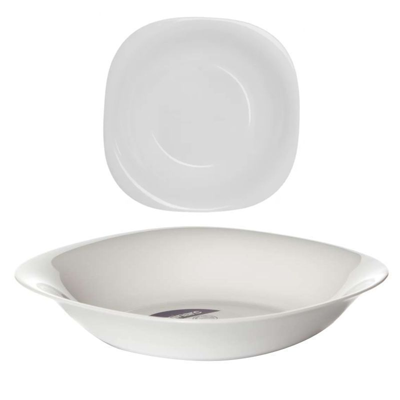 Тарелка глубокая 21см стеклокерамика КАРИН НЬЮ УАЙТ L5406/Н6802 (24)