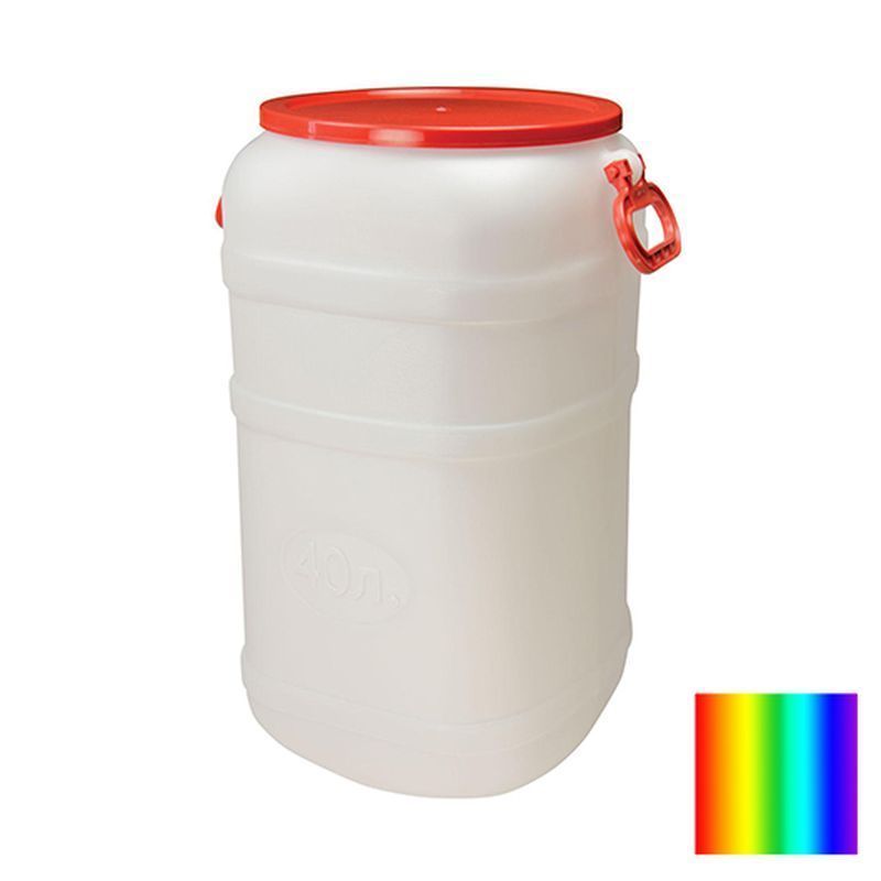 Бочка 40л 29,5*29,5*50см (горло 250мм) пластик (4)