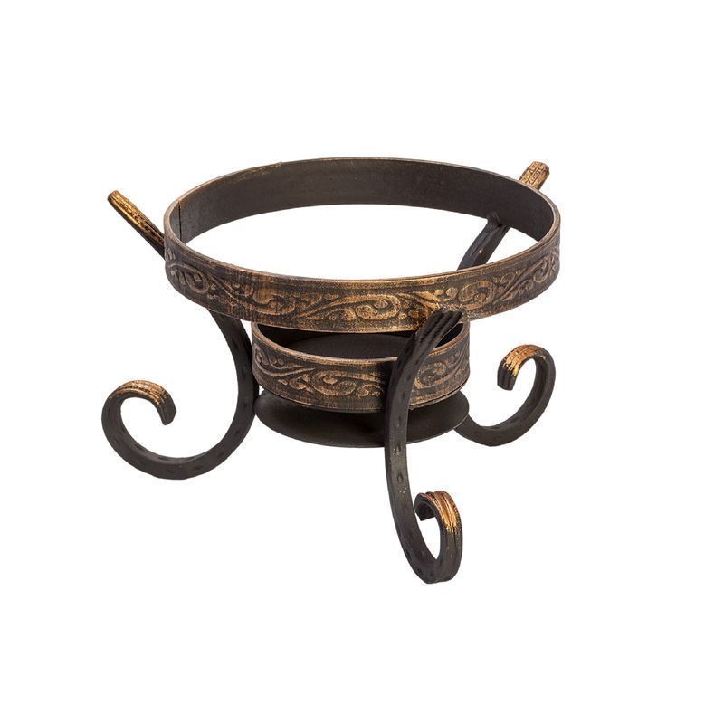 Подставка для саджа 40-50см кованая нерж.сталь Шелковый путь 26*17см (1)