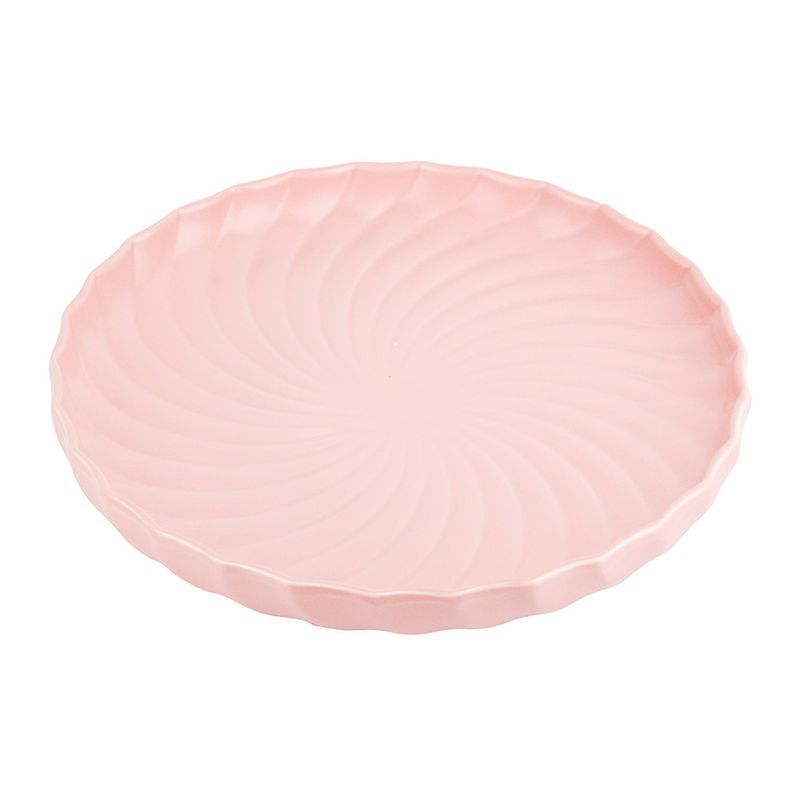 Тарелка мелкая 21см фарфор Fresh Taste. Light pink обеденная (32)