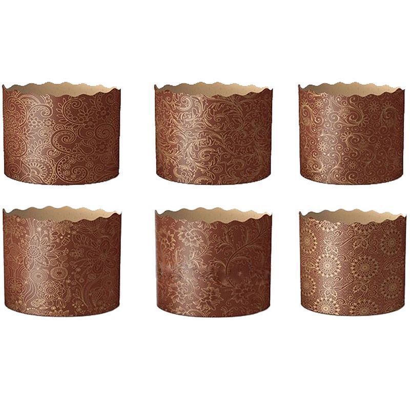 Форма для кулича 13,4*10см 500мл бумажная ФЛОРА (1/1400)