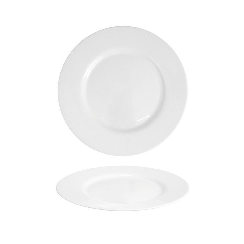 Тарелка мелкая 24см стеклокерамика ДИРЕКТОР БЕЛЫЙ обеденная (24)