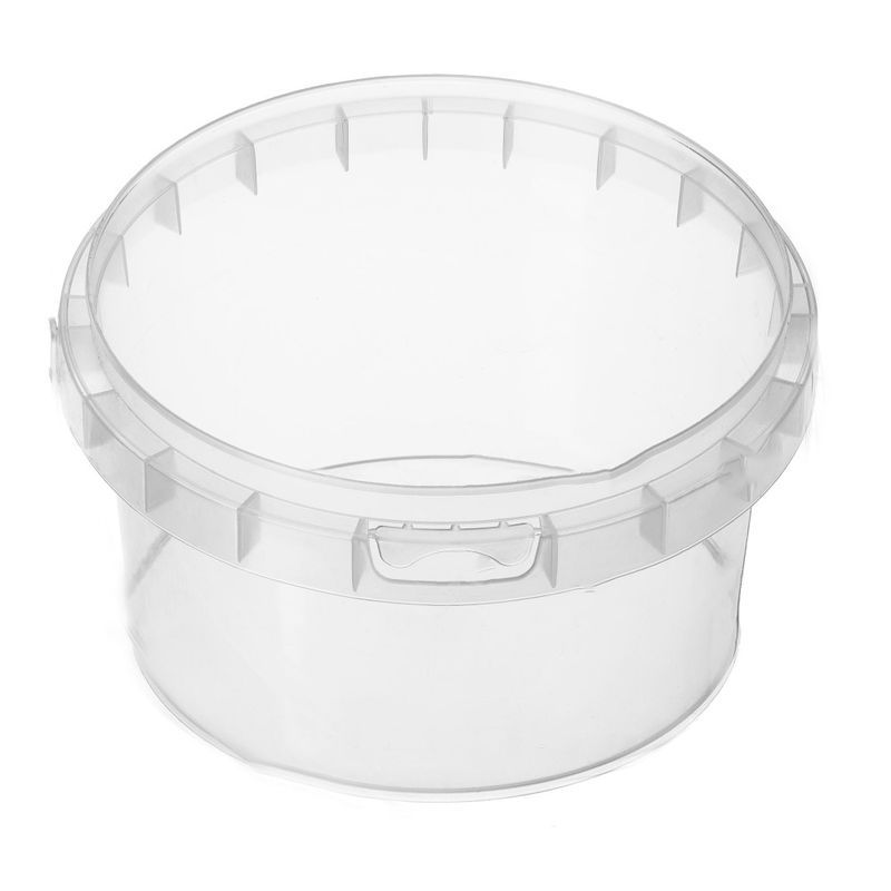 Контейнер для пресервов с крышкой 450мл пищевой пластик прозрачный 118*99*65мм