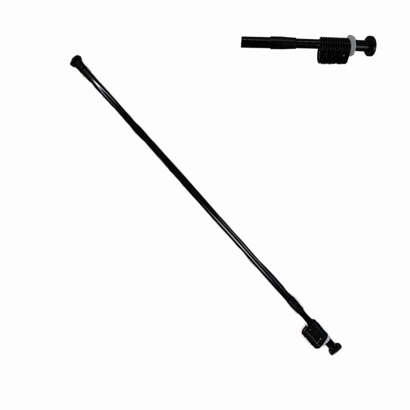 Карниз для ванной телескопический 115-205см металл Умничка черный (30)