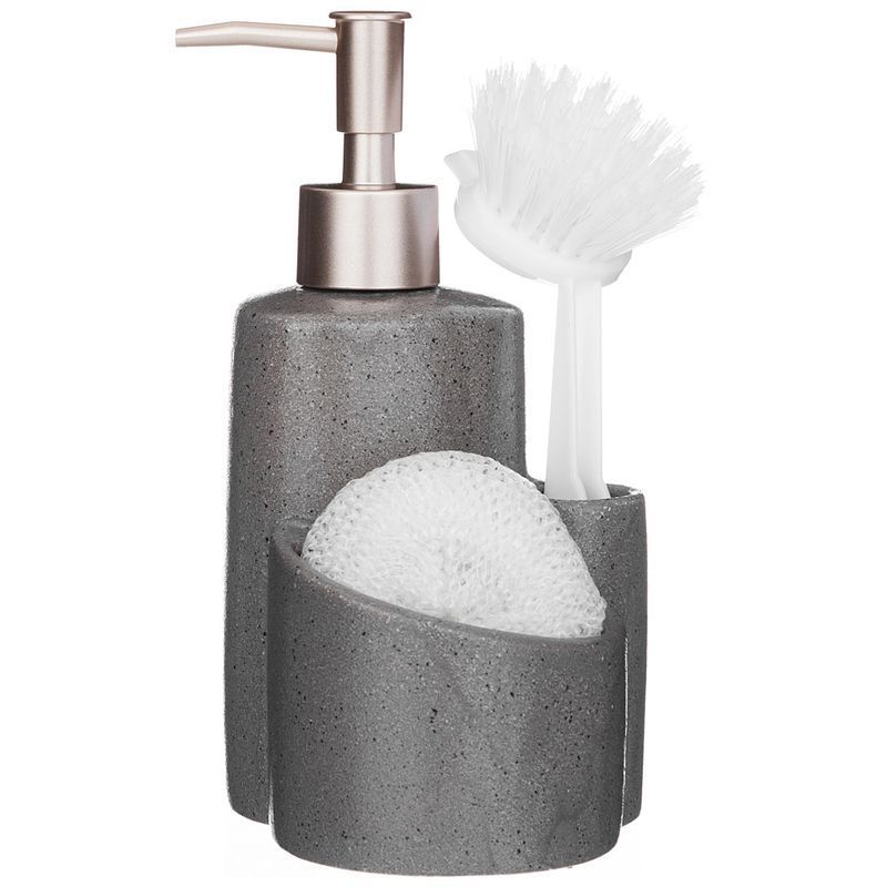 Дозатор для моющего средства с губкой и щеткой (24)