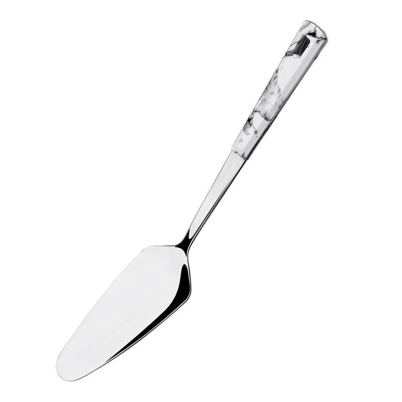 Лопатка для торта 26*6см раб.поверхность 12см нерж.сталь Marmo Bianco с пласт.ручкой 93-TO-MB-05 (2)