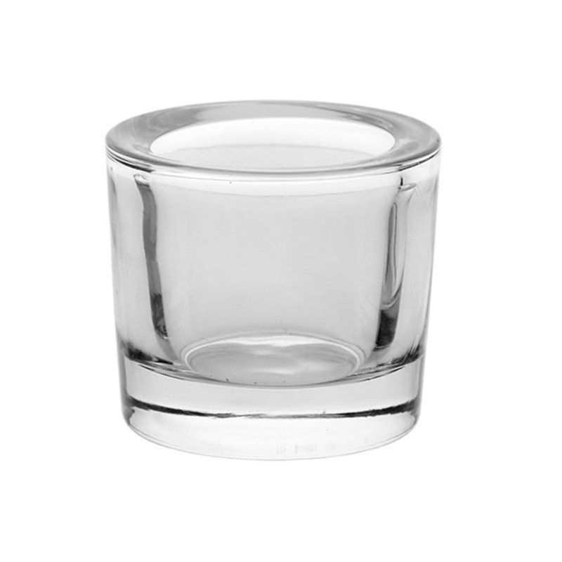 Подсвечник 6,5см стекло Клар New (20)