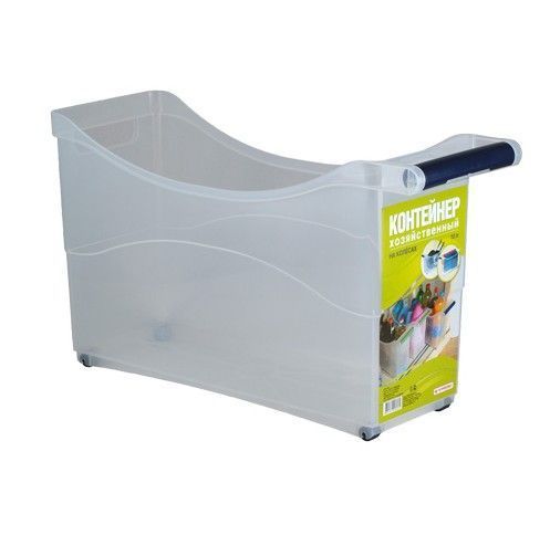 Контейнер для хранения 10л 46,2*16,2*27,2см пластик на колесах (6)