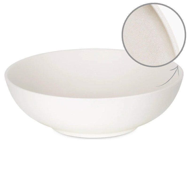 Тарелка глубокая 20см фарфор ROCK WHITE суповая DM8011 (6)