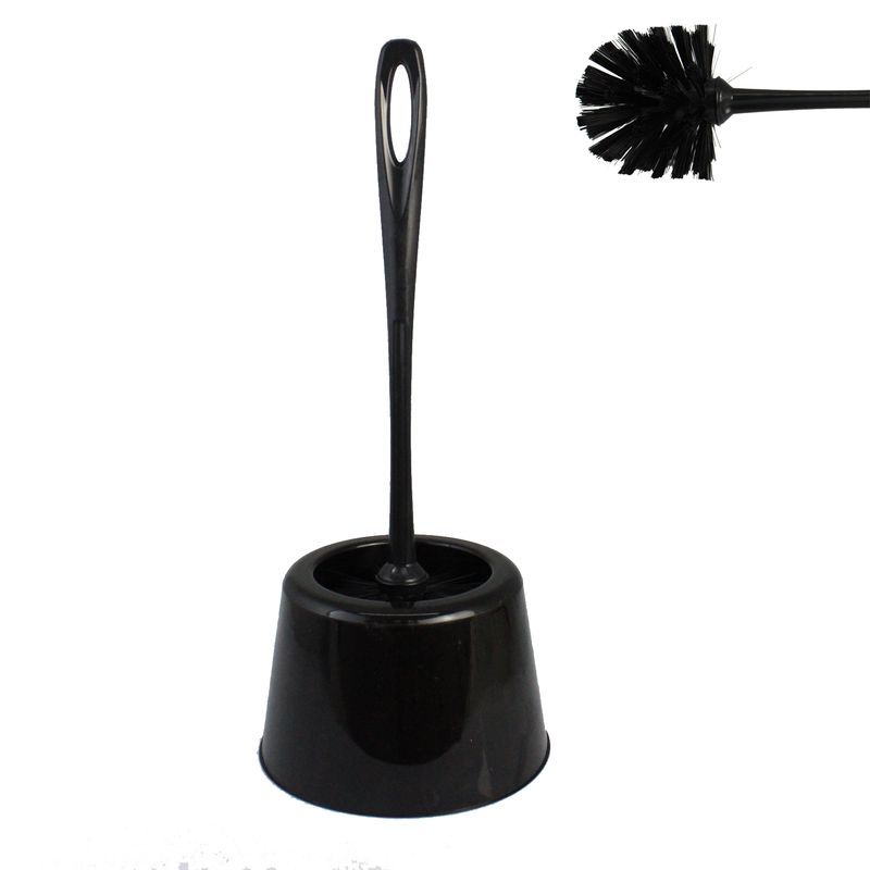 Ершик туалетный пластик Rambai Full Black черный (26) 221321430/01