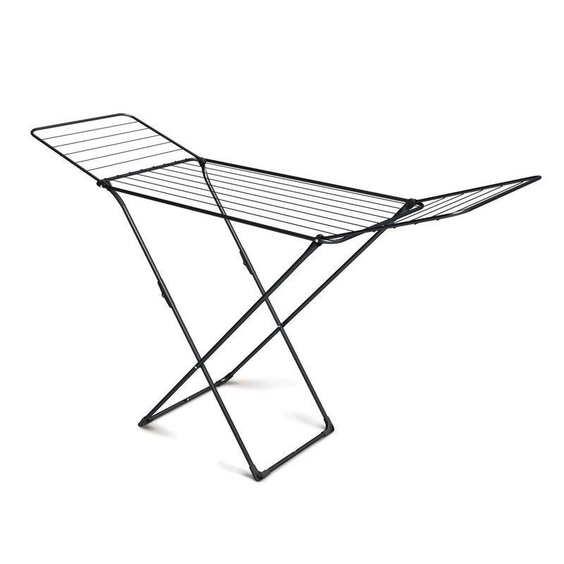 Сушилка для белья напольная 18м 177*53,5*102см металл складная черная СБ1MINI (6)