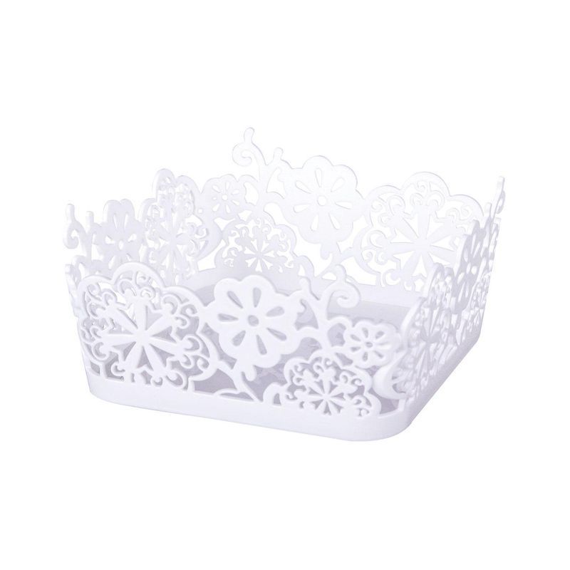 Сухарница 16,2*8,5см пластик Соната белая (30)