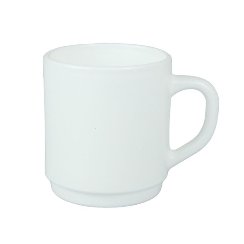 Кружка 250мл стеклокерамика БЕЛЬЕ d7,5см h8,5см (6/48)