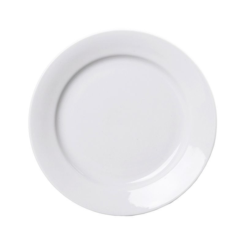 Тарелка мелкая 17,5см фарфор белый гладкий край 127983/127982 (30/25)