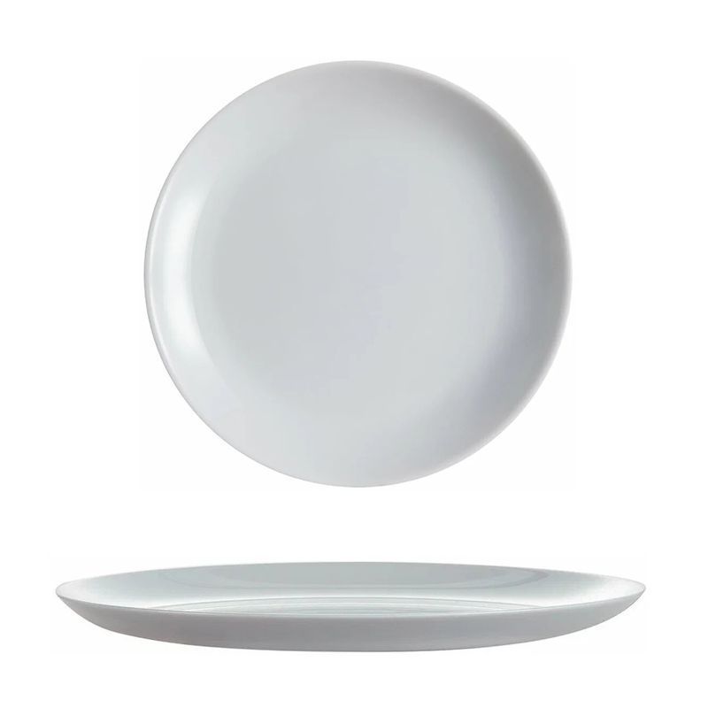 Тарелка мелкая 25см стеклокерамика ДИВАЛИ ГРАНИТ обеденная P0870 (24)