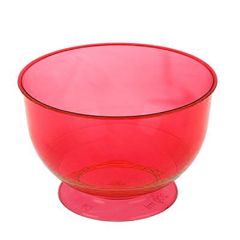 Креманка одноразовая 200мл полистирол КРИСТАЛЛ красная (192/16)