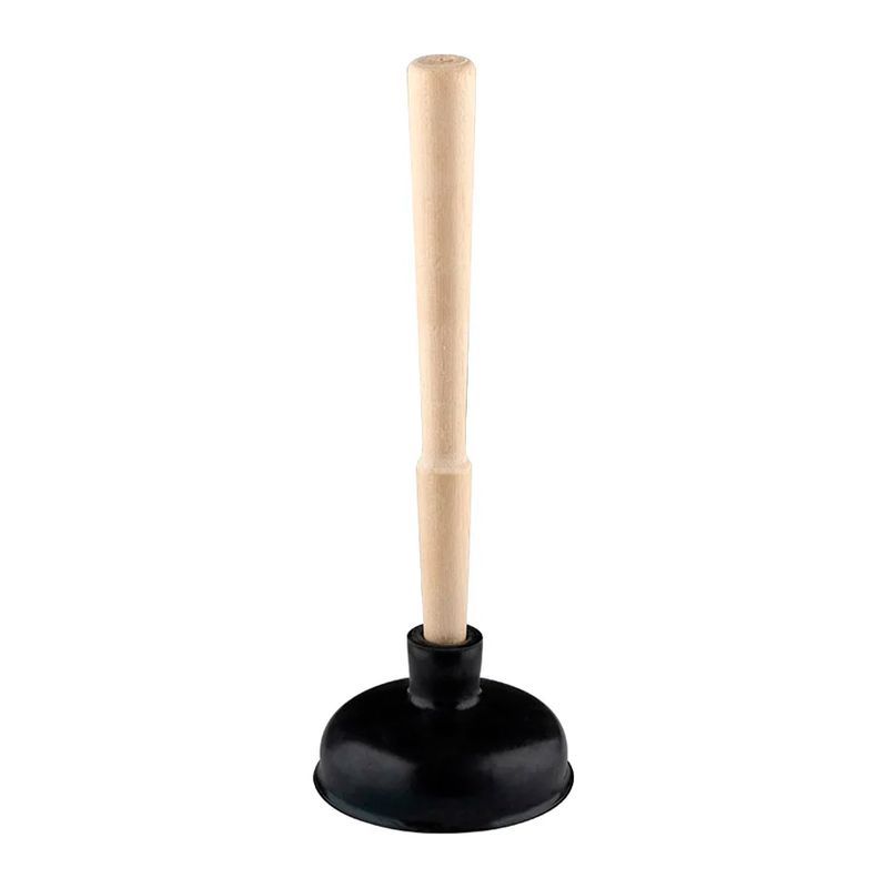 Вантуз 34см резина с деревянной ручкой (30)