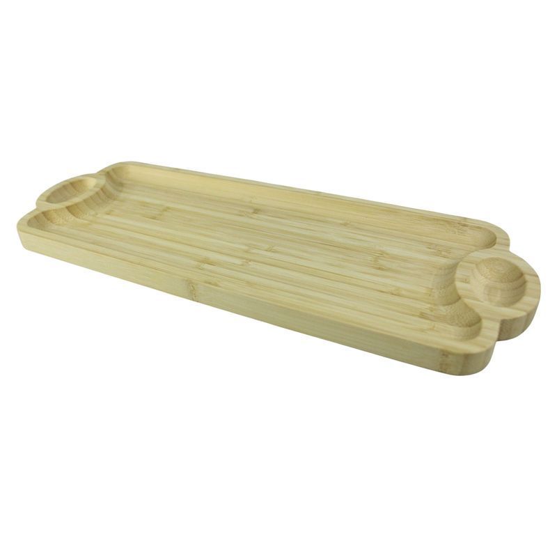 Менажница 3 секции 39*14*1,7см бамбук JC-15445 (50)