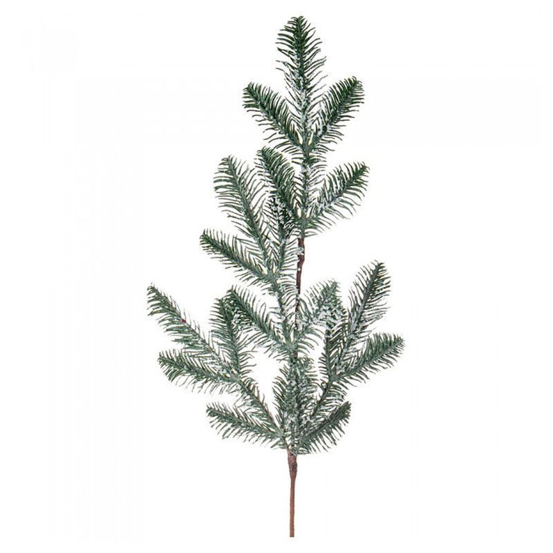 Украшение новогоднее Ветка 63см пластик/металл/бумага (24/240)
