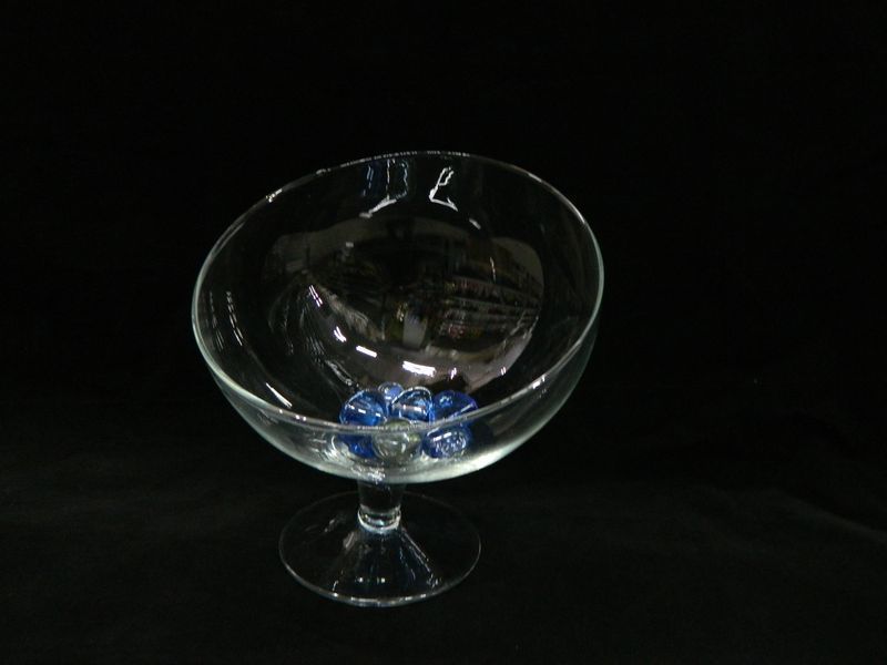 Ваза для цветов бокал на плитке 3,5л стекло РОДЖЕР-3,5 средний косой срез (4)