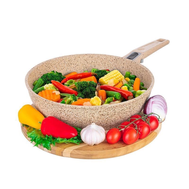 Сковорода 28см алюминий АП ИНДУКЦИЯ глубокая со съемной ручкой Dariis Cremanova HUR-A-15410 (6)