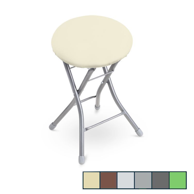 Табурет складной d32см металл/дсп круглый (max нагр.120кг) винил ТБСК2 (4)