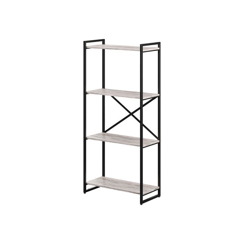 Стеллаж 4 полки 151*92*34см металл GUTTA патина, чёрный (1)
