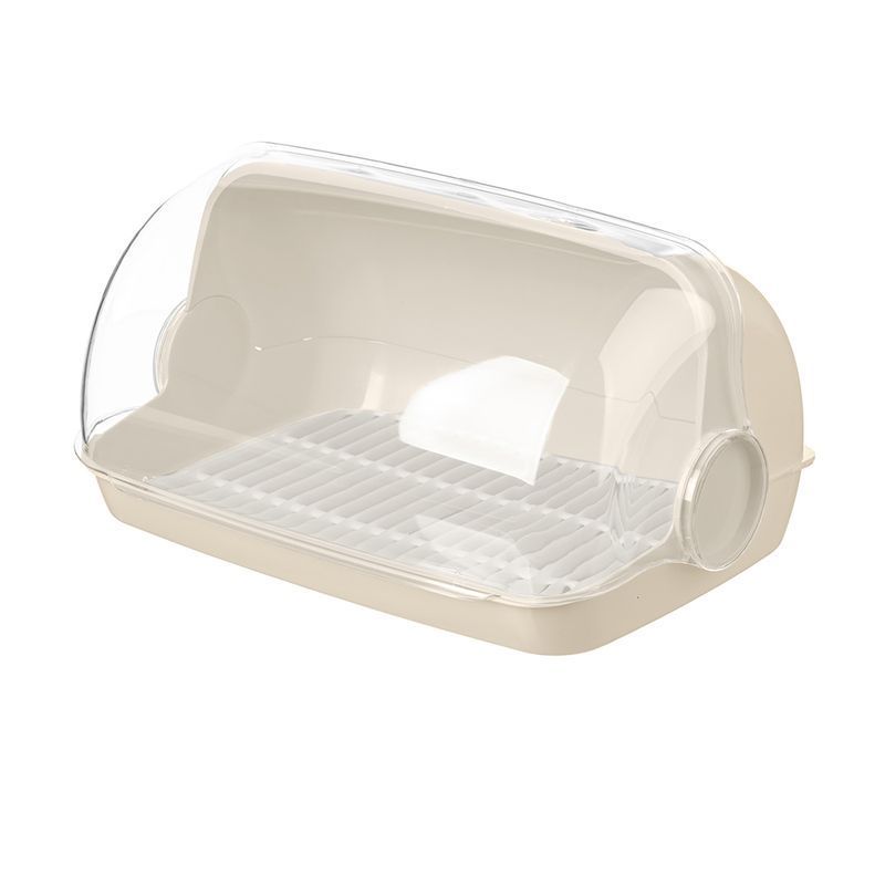 Хлебница 325*220*170мм пластик Verona светло-бежевая (4) 221109925/01