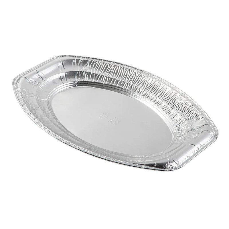 Набор подносов 5шт 1,785л h3,2см 430*275мм (дно 282*162мм) алюминий ГОРНИЦА (75)