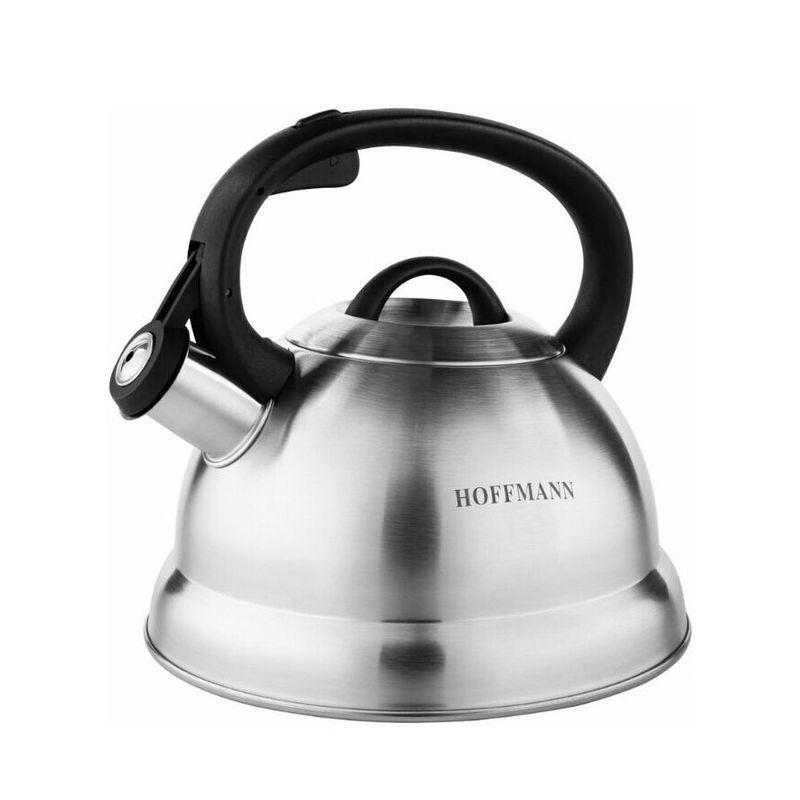 Чайник со свистком 2,8л нерж.сталь неподвижная ручка (12)