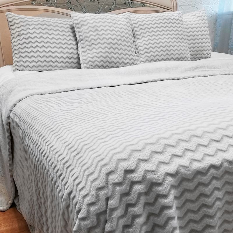 Плед 200*220 фланель двухсторонний ДомВелл рис. 10