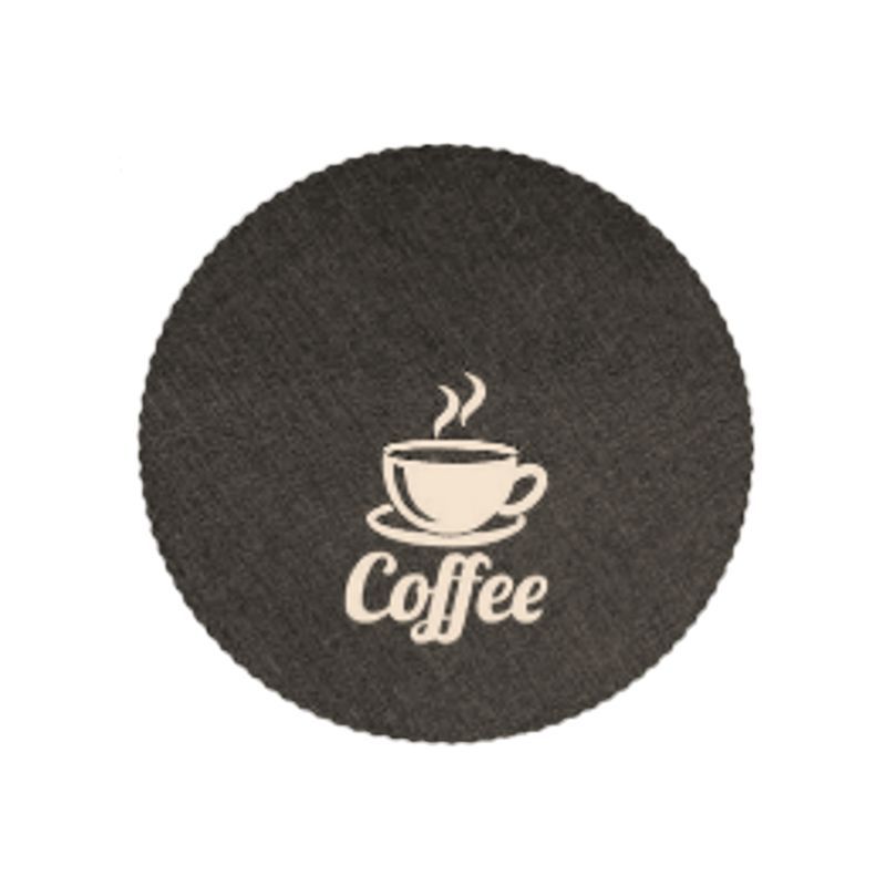 Салфетка сервировочная 32см ПВХ COFFEE коричневая JC-15501 (300)