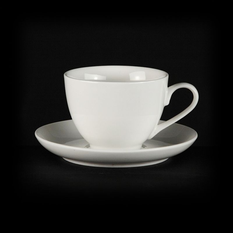 Чайный набор 2пр фарфор ЧАН ВЕЙВ КЛАССИК ИВОРИ 220мл LQ-Q1216/767 фк0148 (48)