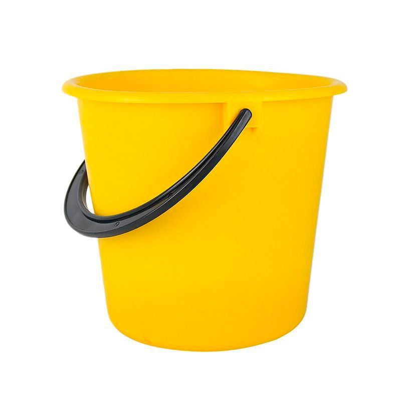 Ведро 5л пластик желтое ударопрочное (мягкое) без крышки В5-01 (20)