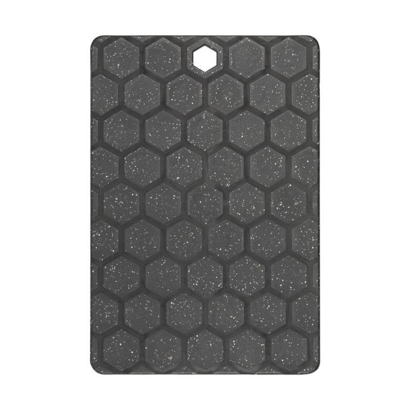 Доска разделочная 29*20*0,8см пластик SHAM антибактериальная поверхность (12/24)