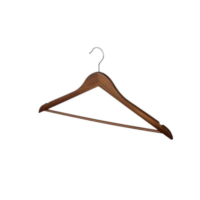 Вешалка для одежды дерево 45см темное дерево Р66/К (100)