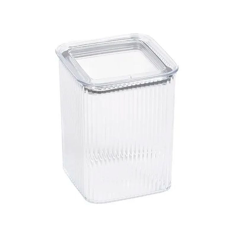 Контейнер пищевой 1,2л пластик ЛЮКС прозрачный (36)