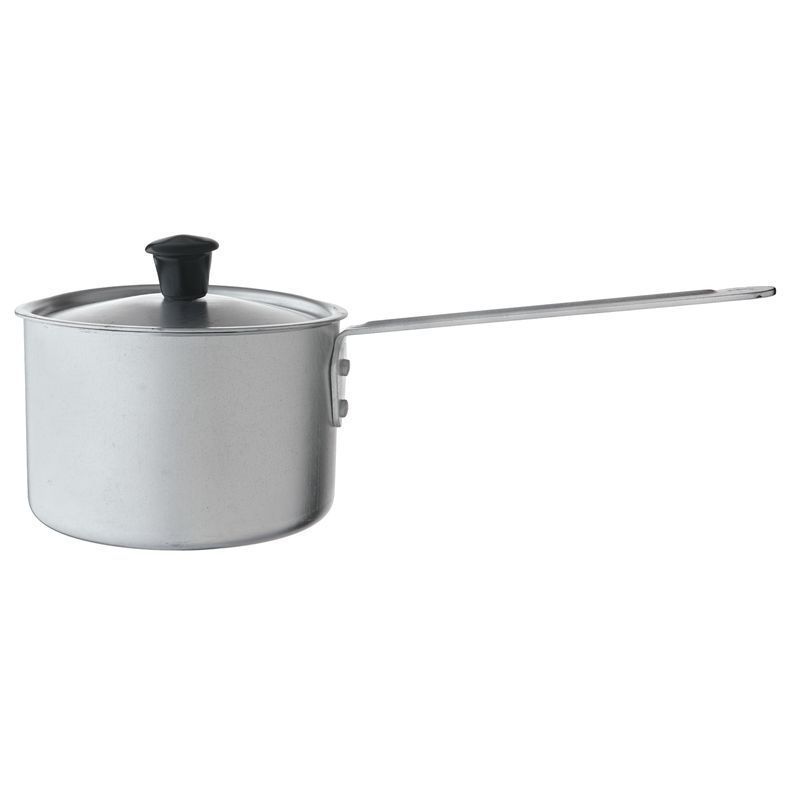 Ковш 500мл алюминий с мет.крышкой с мет.ручкой цилиндрическая МТ-063М/ОС-151 (18)