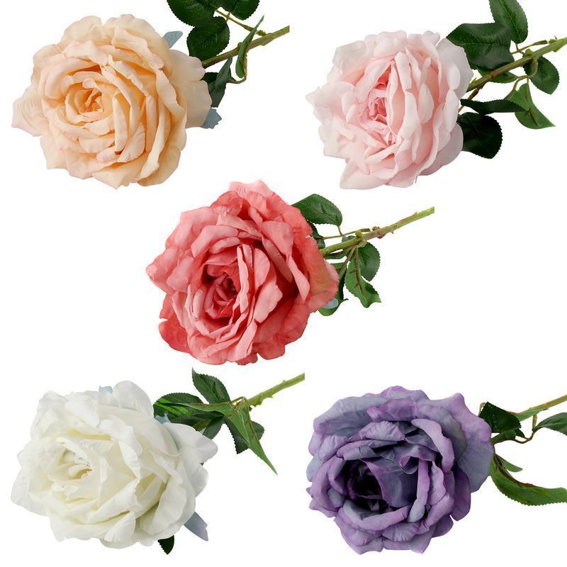 Цветы искусственные Роза 78см JC-11744 (800\200)