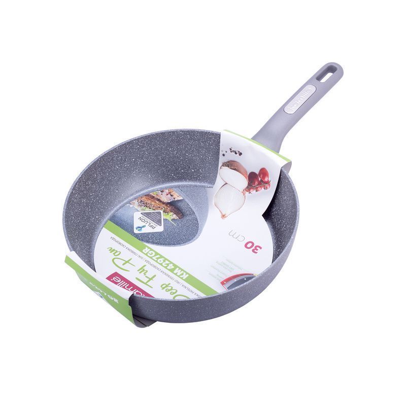 Сотейник 30см алюминий АП гранит арт.4297GR (6)